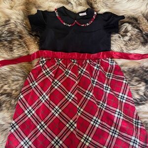 Hanna Andersson Holiday Christmas dress Size 140 (10)